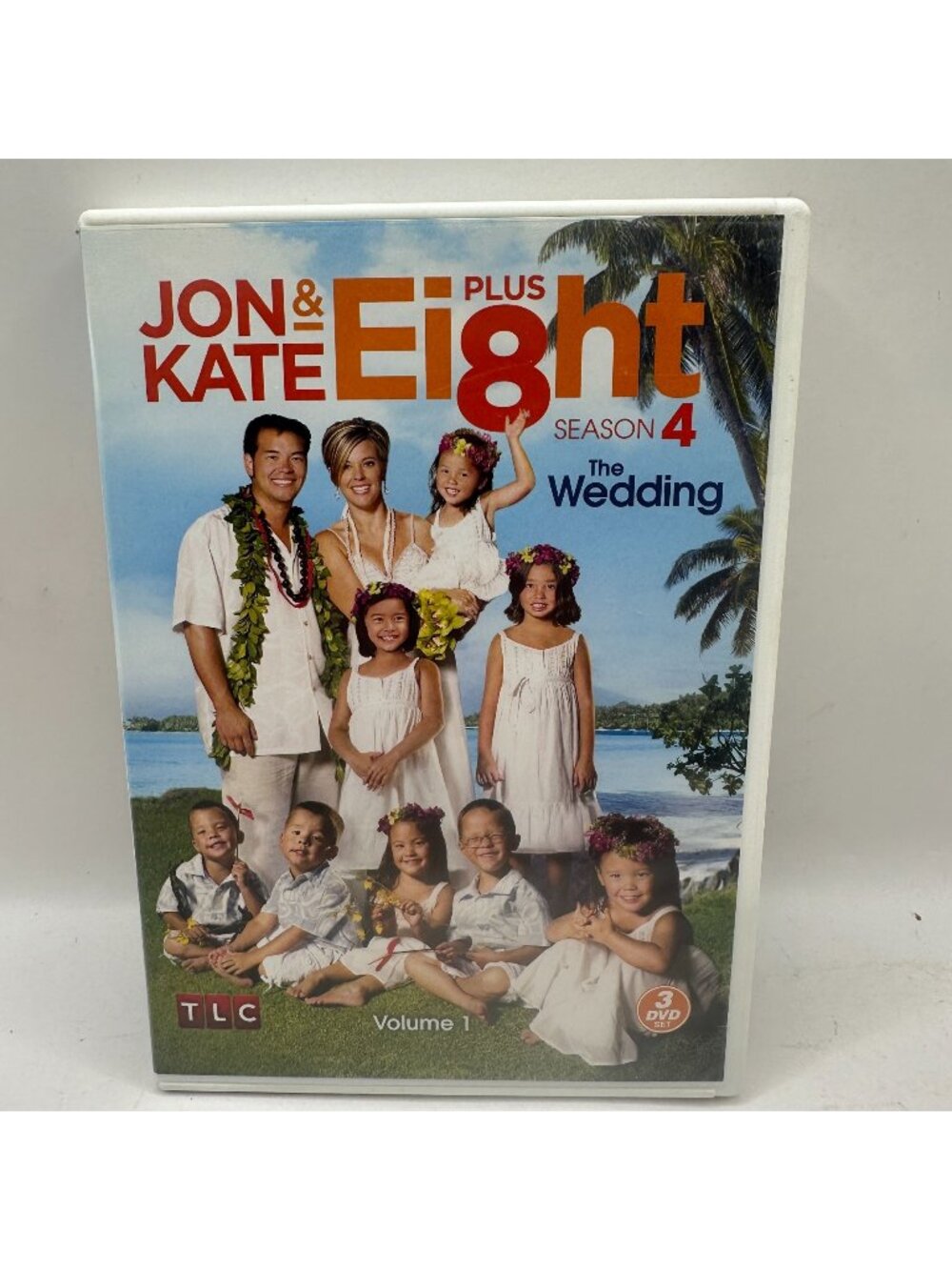 Jon & Kate Plus Eight Season 4 The Wedding Volume 1 3 DVD Set TLC 2009 Not Rated